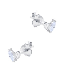 Gorgeous CZ Stone Silver Stud Earring STS-6209